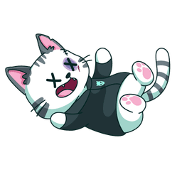 Bounced cat